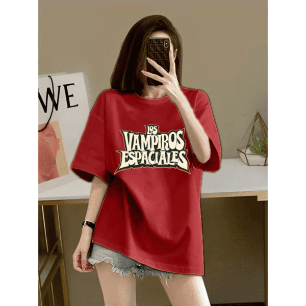 Áo thun Los Vampiros SUNVIBE màu đỏ