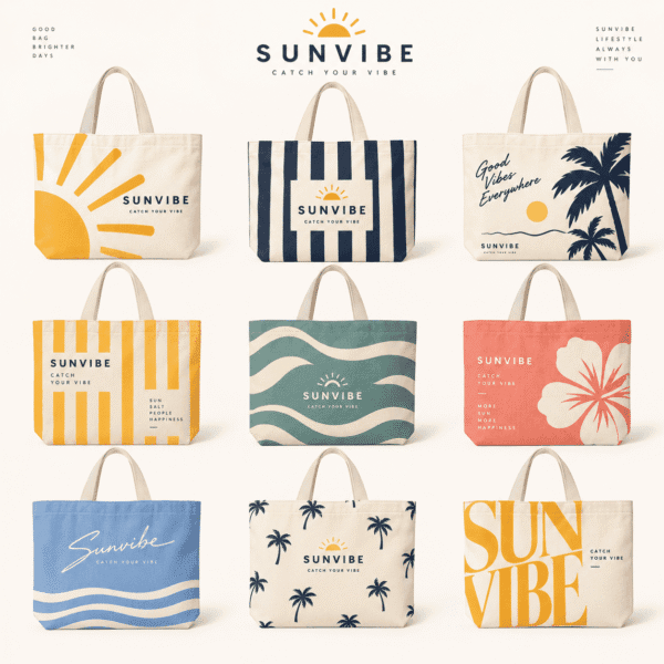 Túi Tote Canvas SUNVIBE