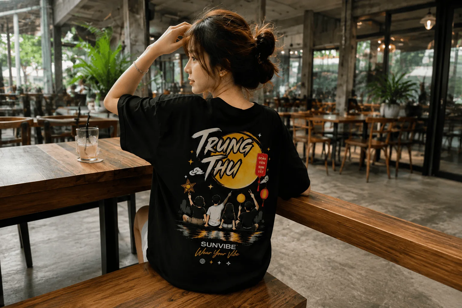 Áo Thun Form Boxy Trung Thu 1 Áo Thun Form Boxy Trung Thu 1
