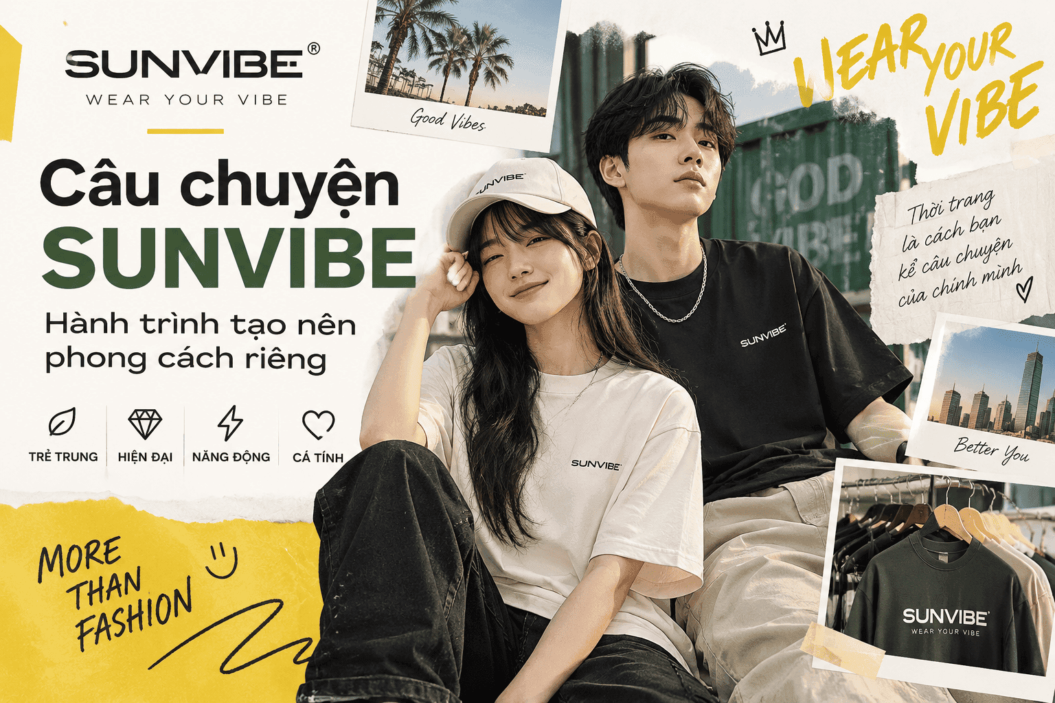Câu chuyện SUNVIBE – Hành trình tạo nên phong cách riêng 1 Câu chuyện SUNVIBE