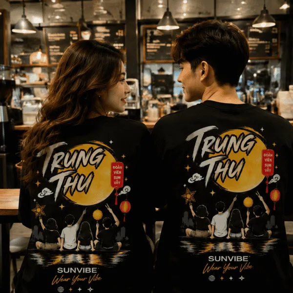 Áo Thun Form Boxy Trung Thu