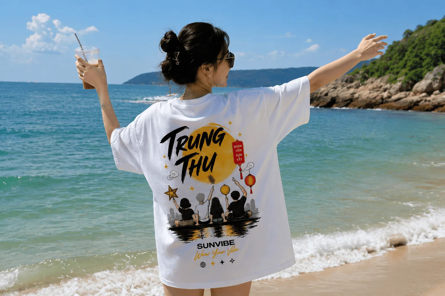Áo Thun Form Boxy Trung Thu 3 Áo Thun Form Boxy Trung Thu 3